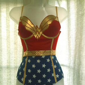 Wonder Woman DC Copic Costume bodysuit Small